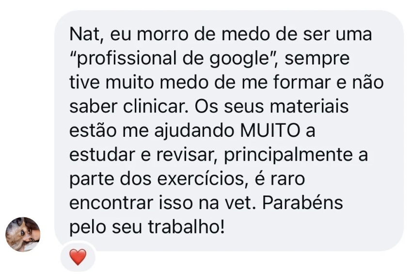 Feedback de aluna