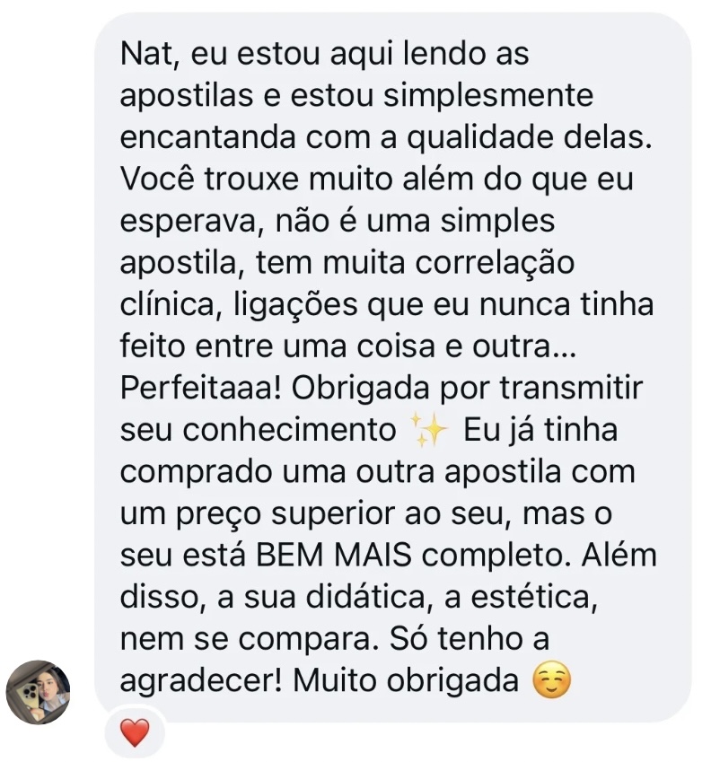 Feedback de aluna