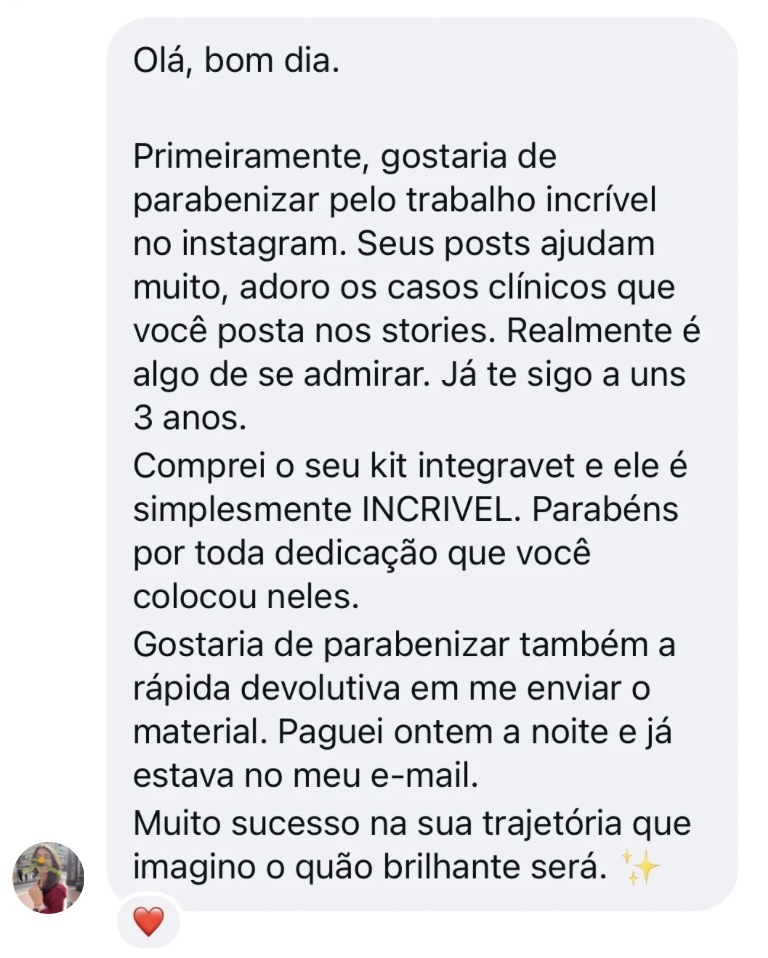 Feedback de aluna