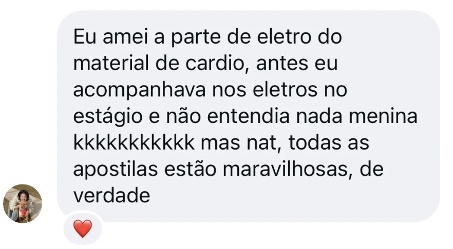 Feedback de aluna
